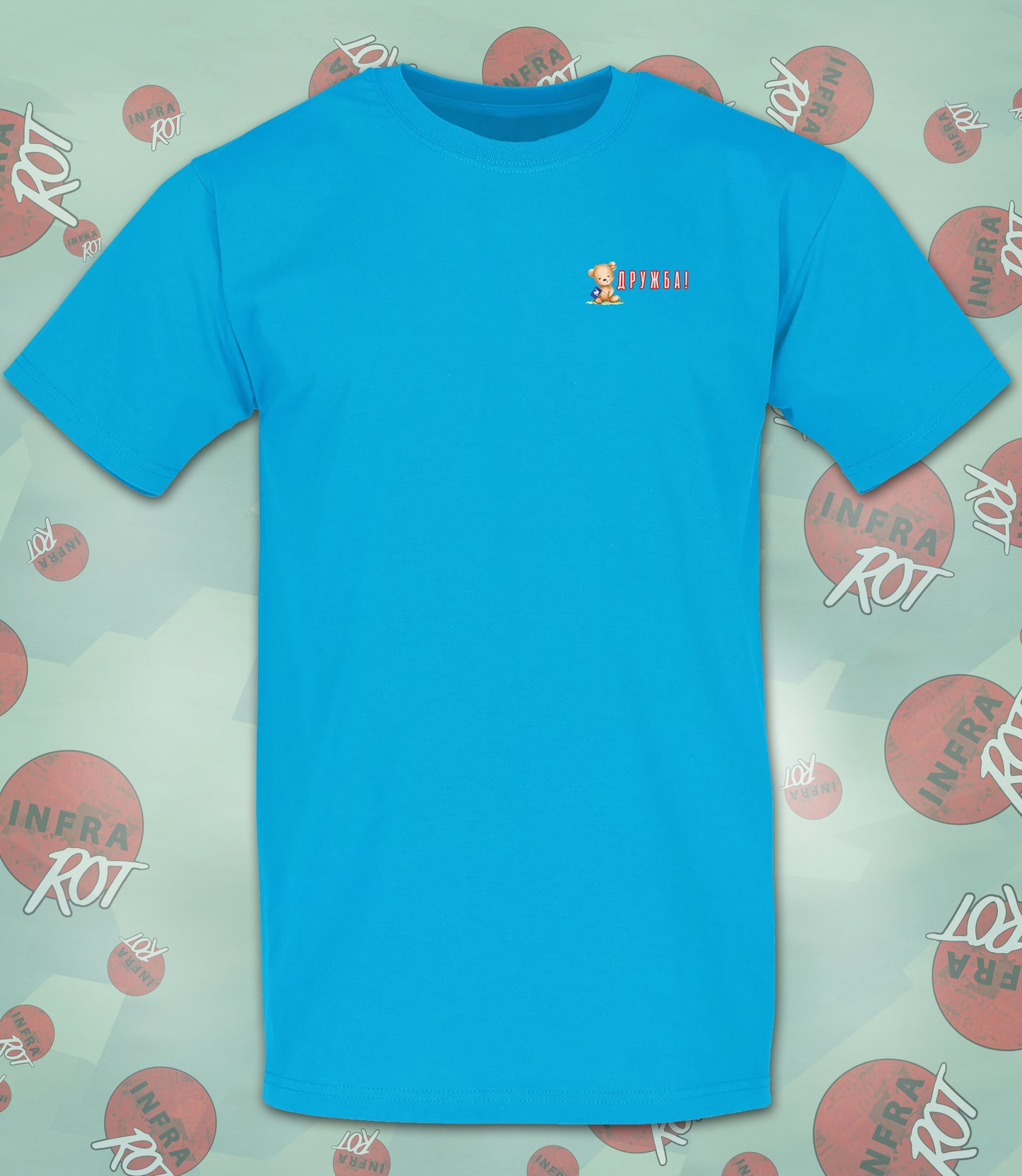 T-Shirt Herren - ДРУЖБА (Drushba - Freundschaft)