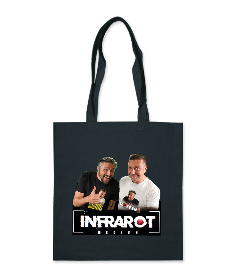 Baumwolltasche - Arthur & Jens, lange Henkel