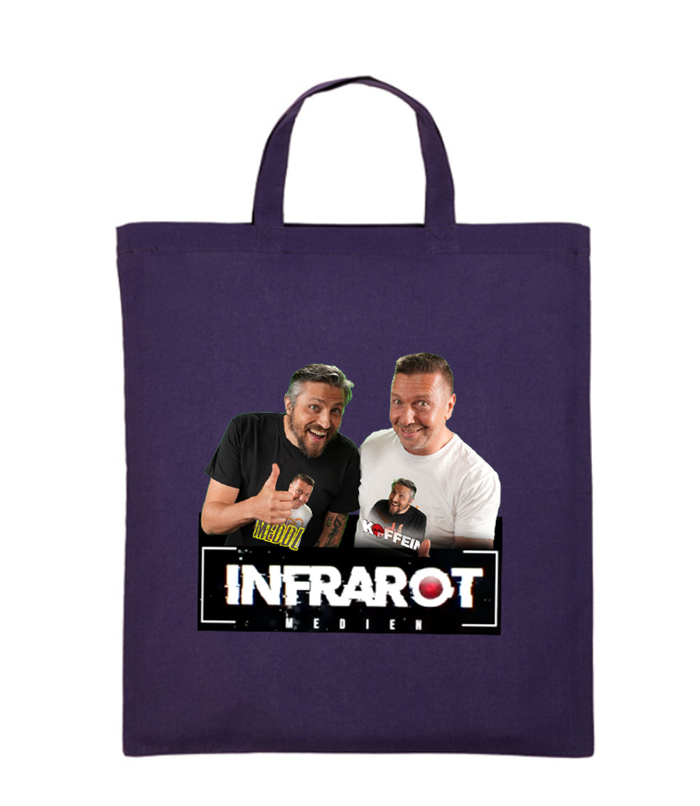 Baumwolltasche - Arthur & Jens, kurze Henkel (Ausverkauft - Nur auf Nachfrage)