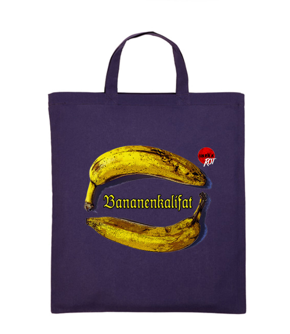 Baumwolltasche - Bananenkalifat, kurze Henkel