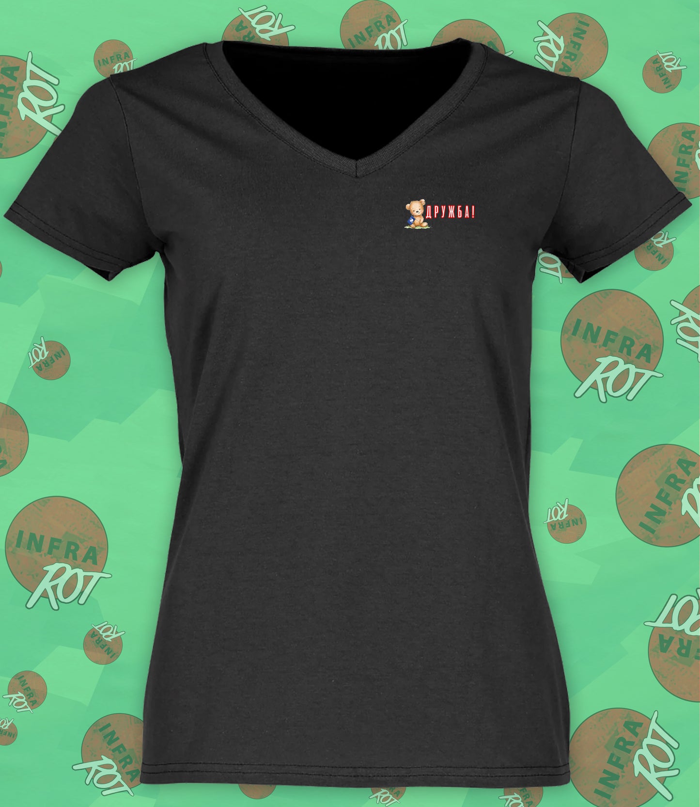 T-Shirt Ladies - ДРУЖБА (Drushba - Freundschaft)