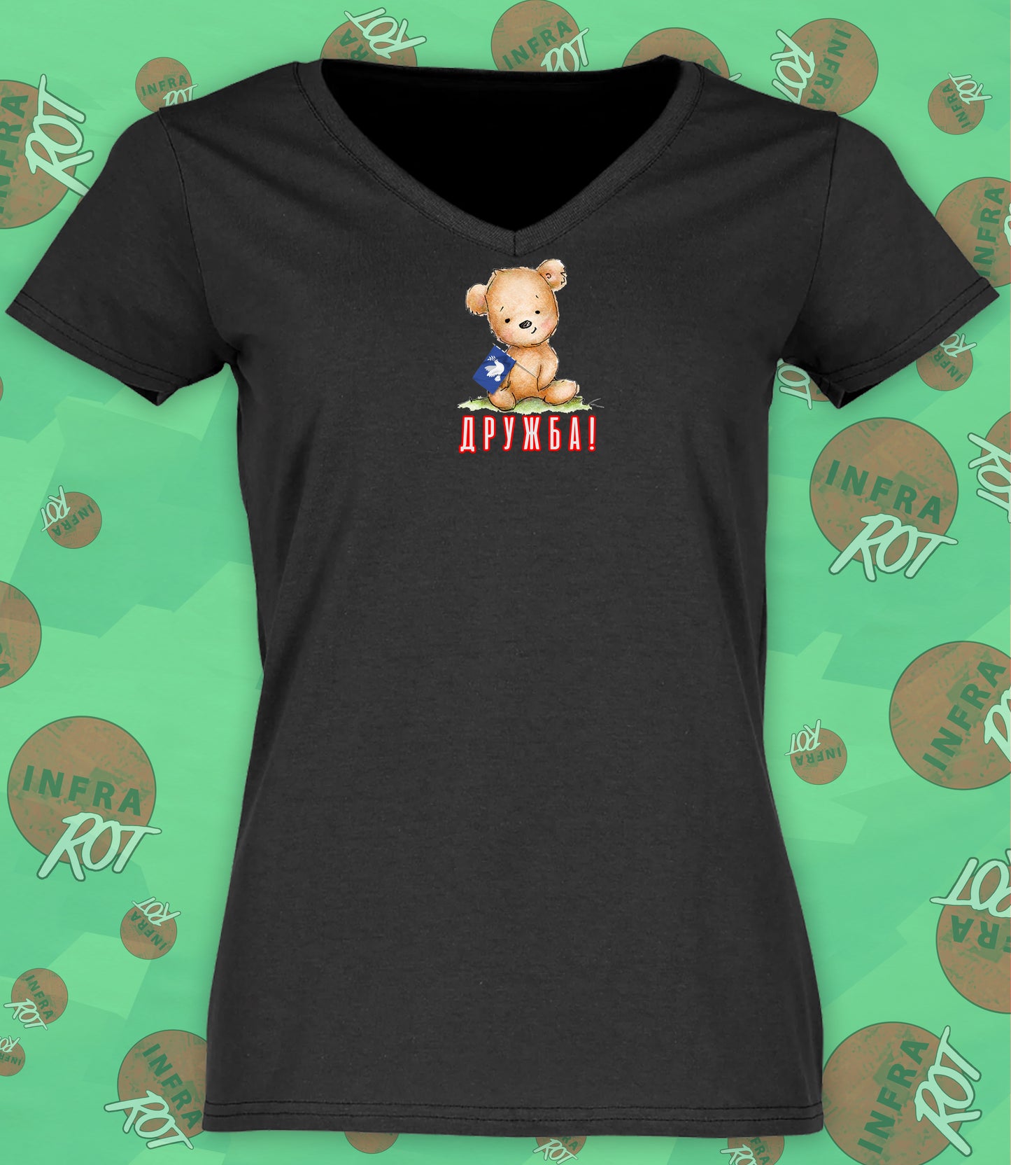 T-Shirt Ladies - ДРУЖБА (Drushba - Freundschaft)