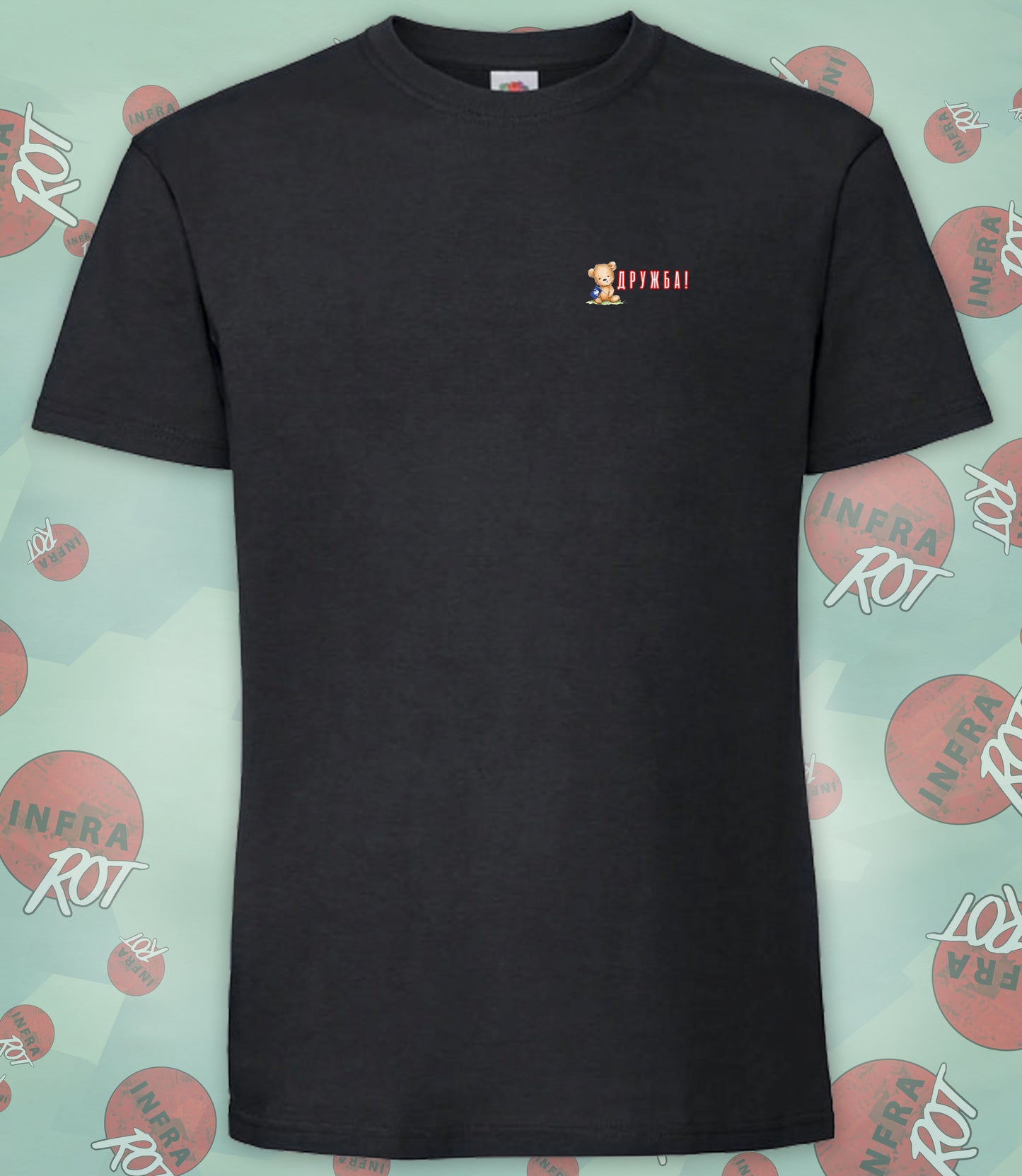 T-Shirt Herren - ДРУЖБА (Drushba - Freundschaft)