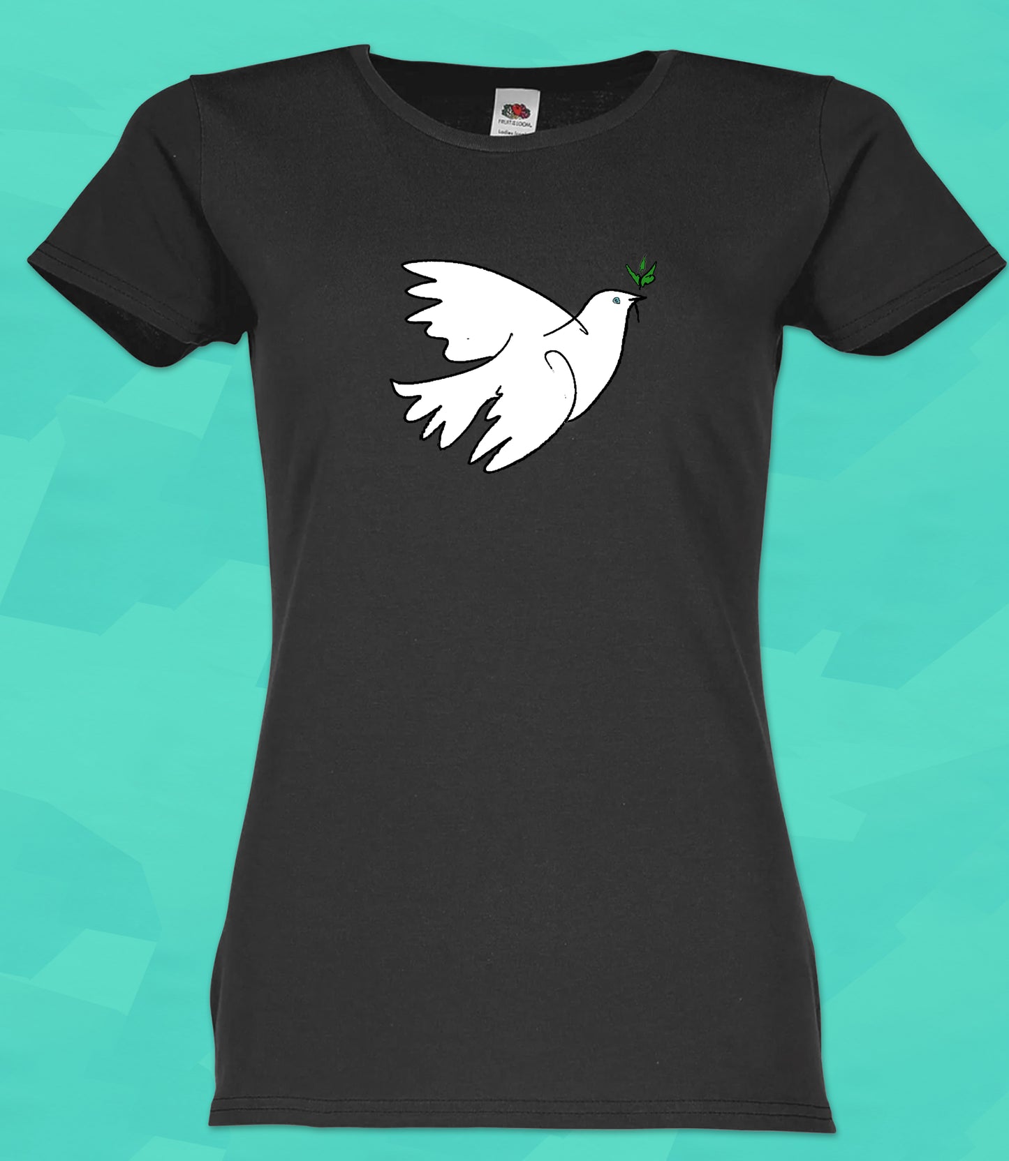 T-Shirt Ladies - Friedenstaube (Rundhals)