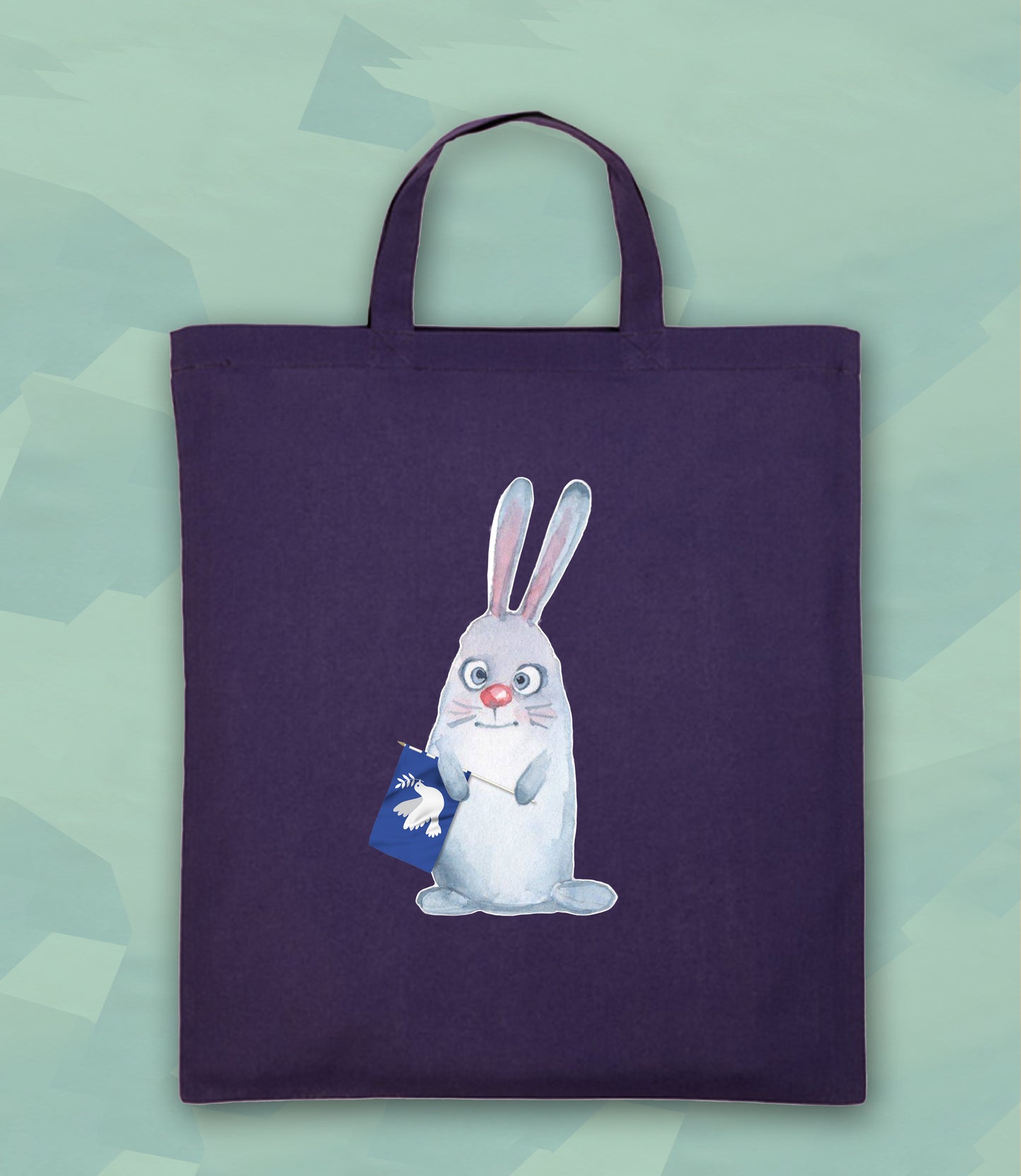 Baumwolltasche - Friedenshase