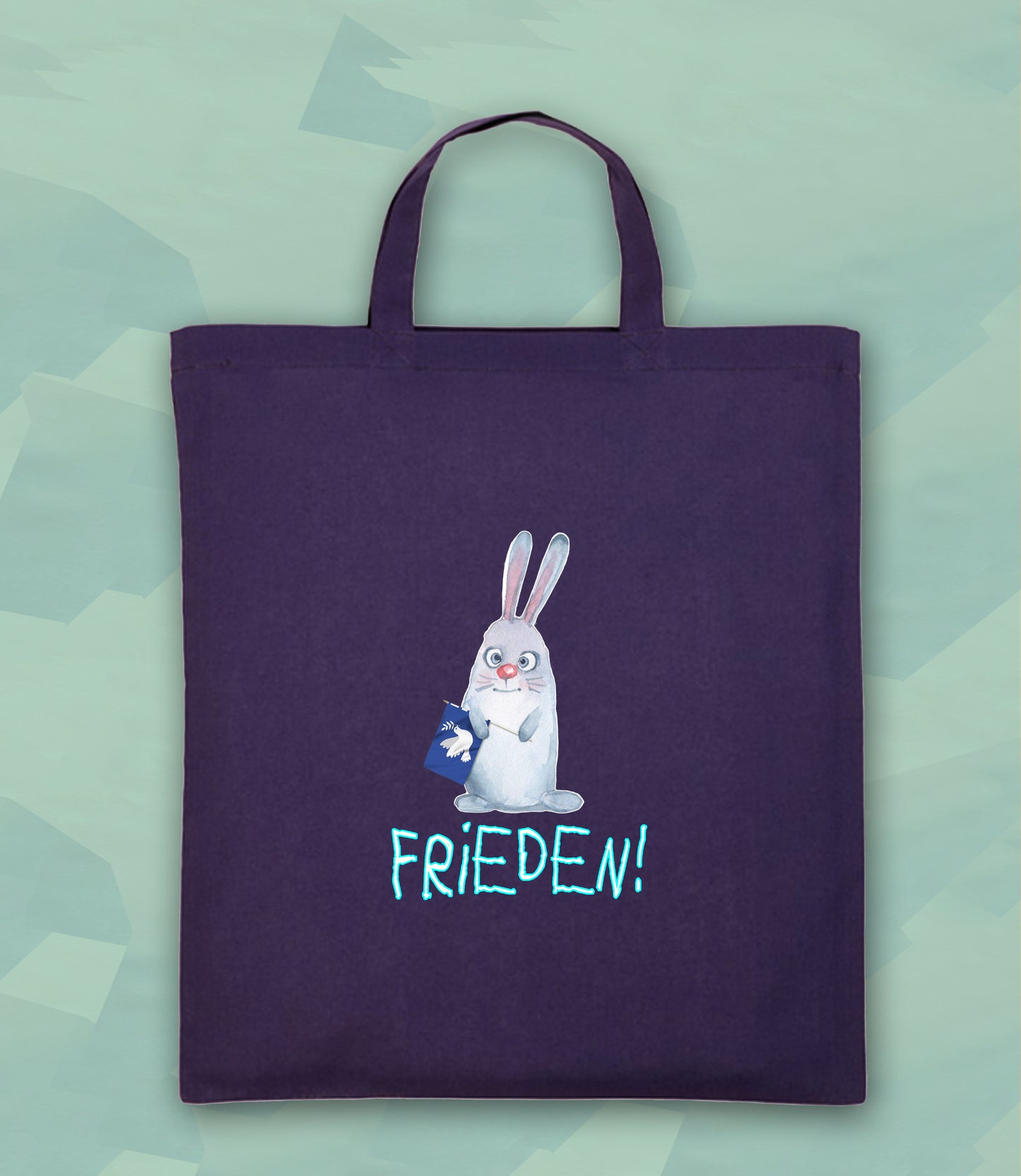Baumwolltasche - Friedenshase