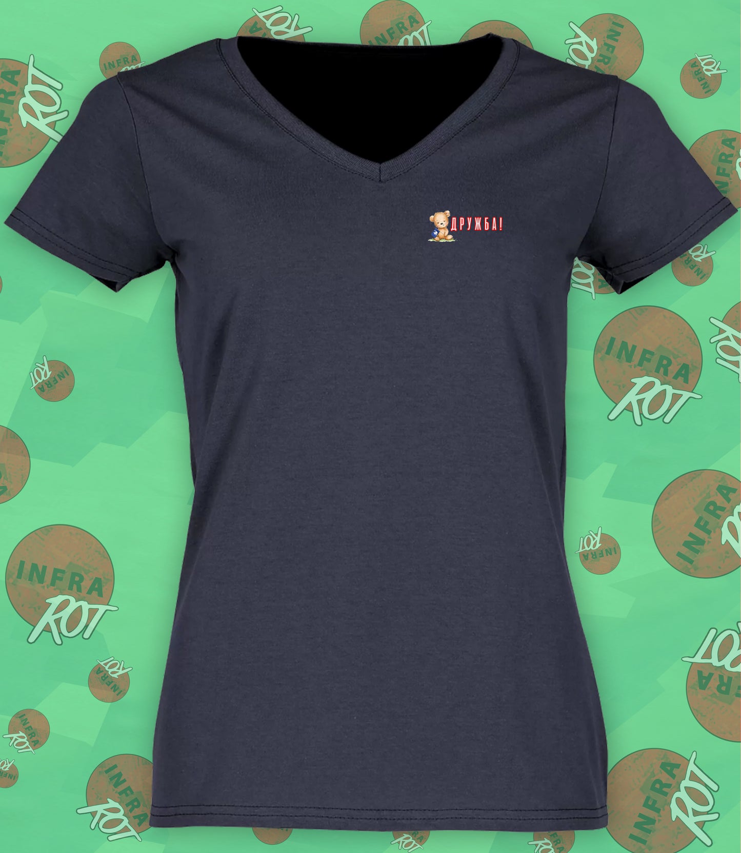 T-Shirt Ladies - ДРУЖБА (Drushba - Freundschaft)