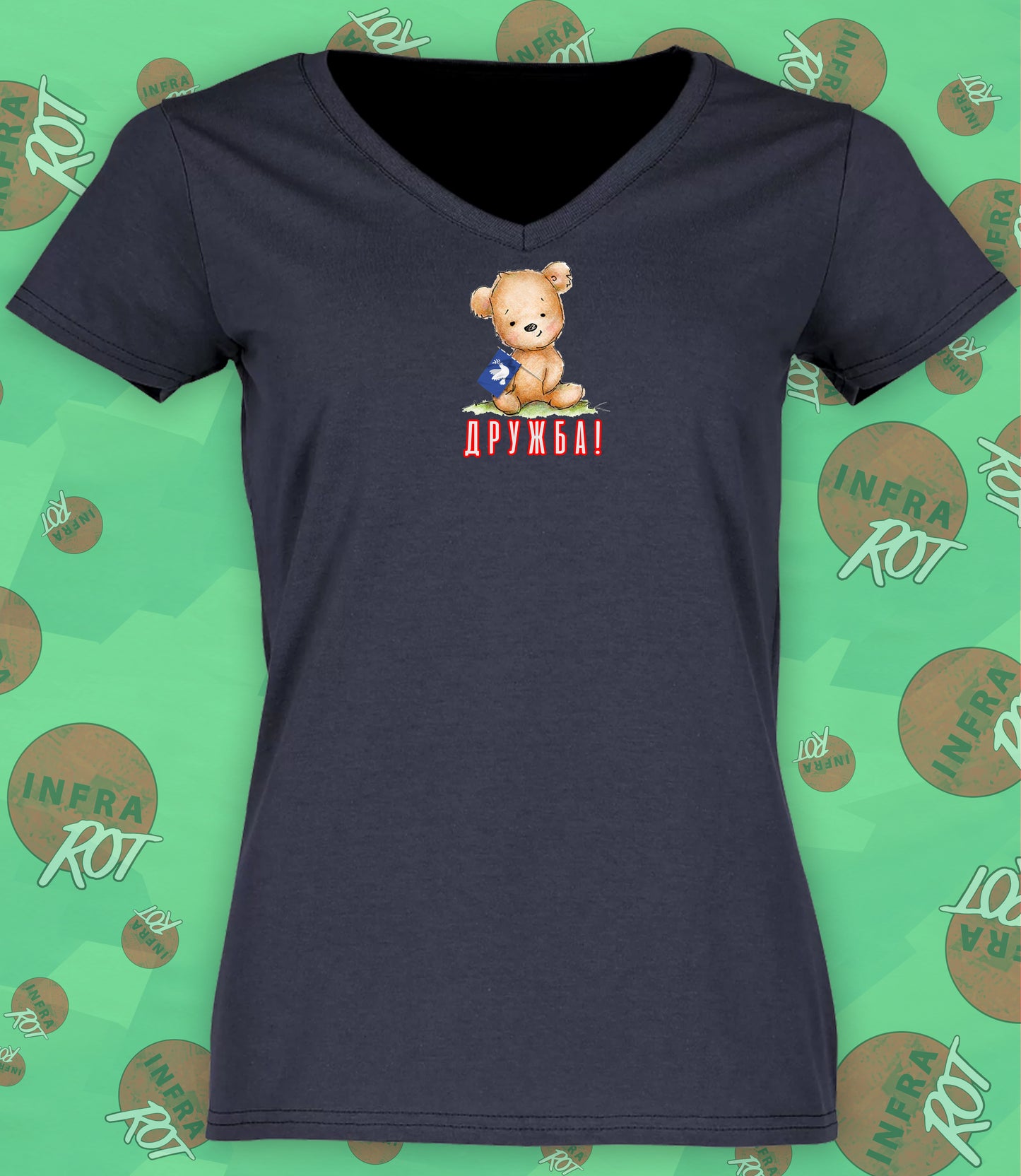 T-Shirt Ladies - ДРУЖБА (Drushba - Freundschaft)