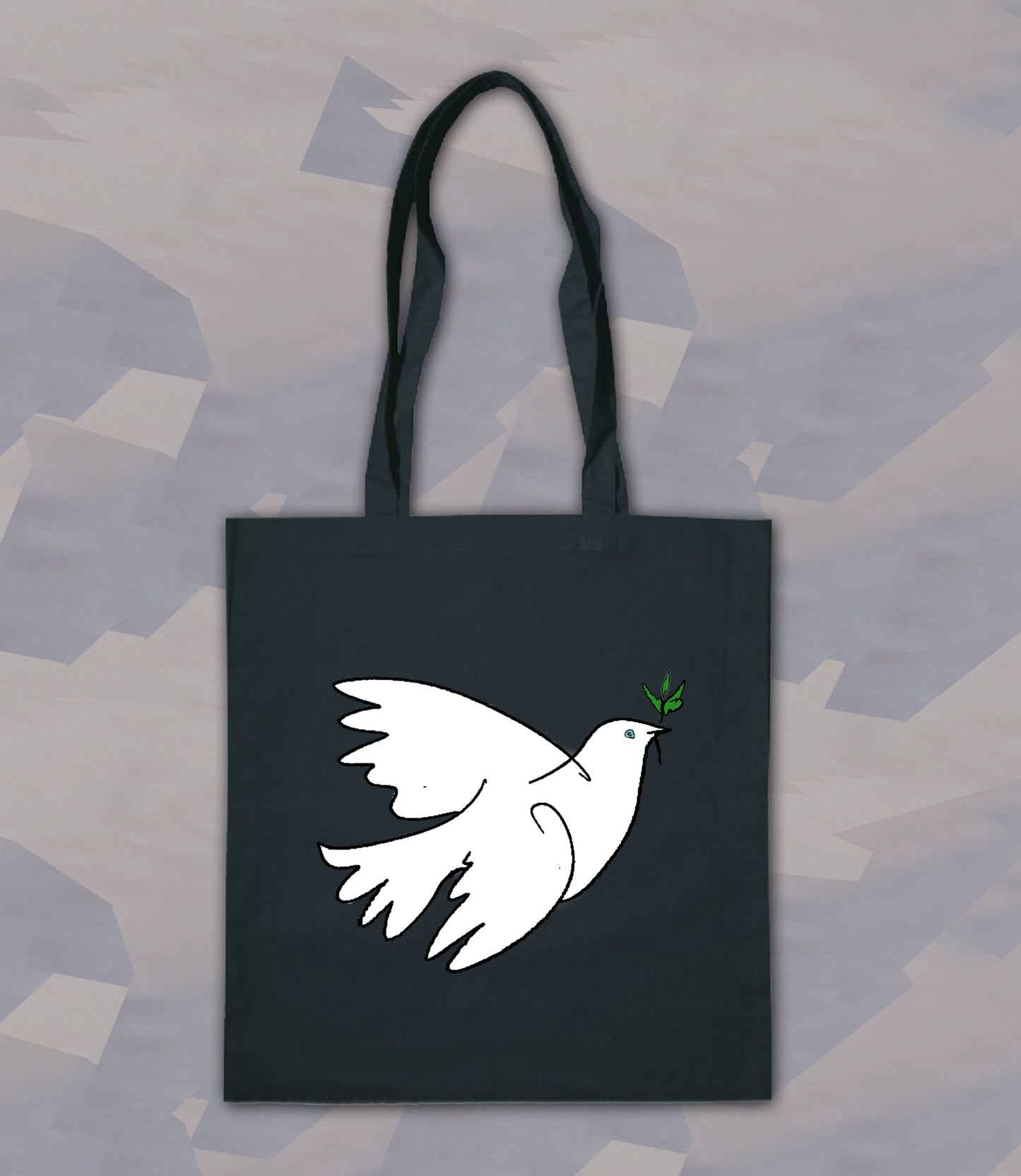 Baumwolltasche - Friedenstaube