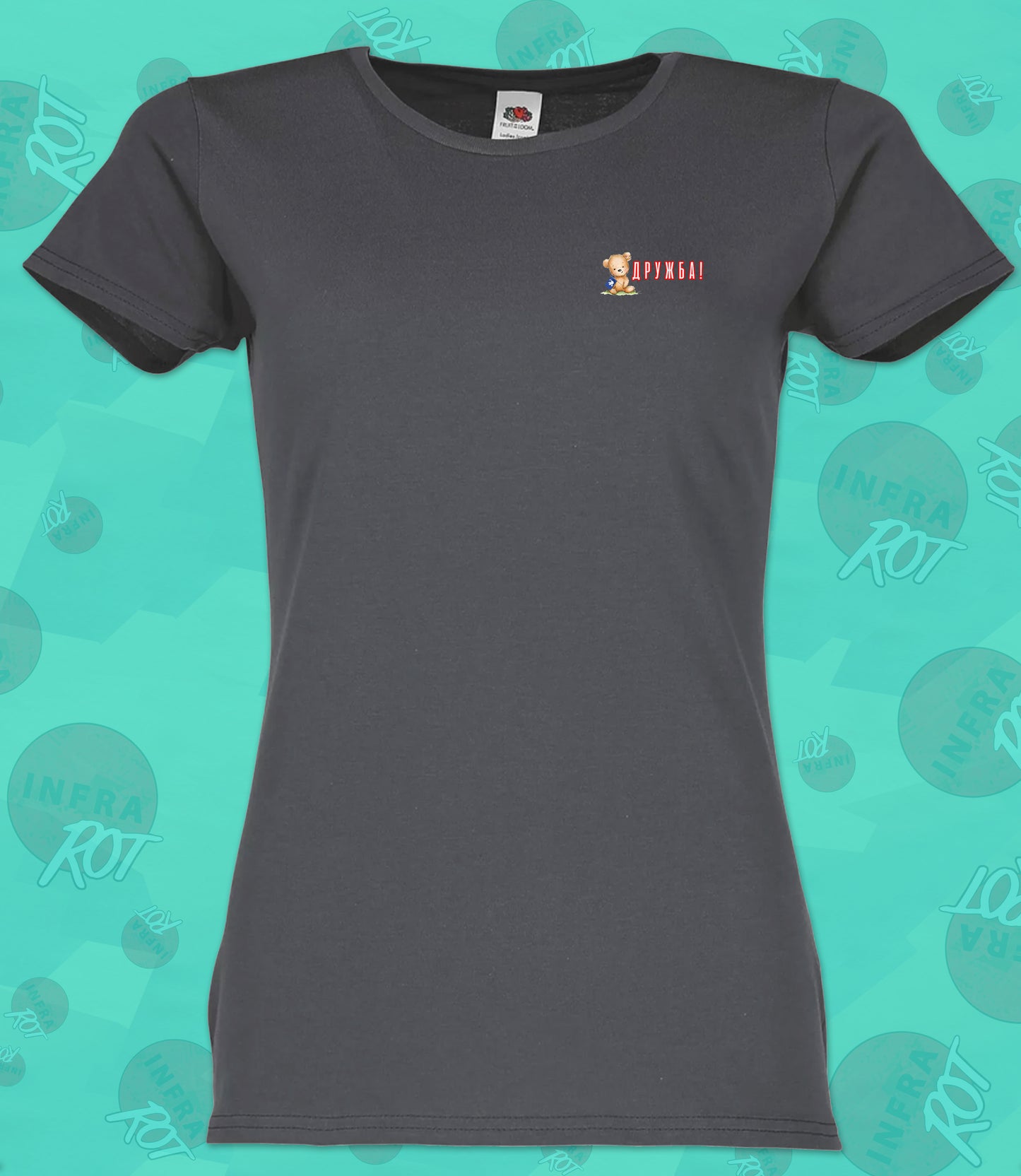T-Shirt Ladies - ДРУЖБА (Drushba - Freundschaft)
