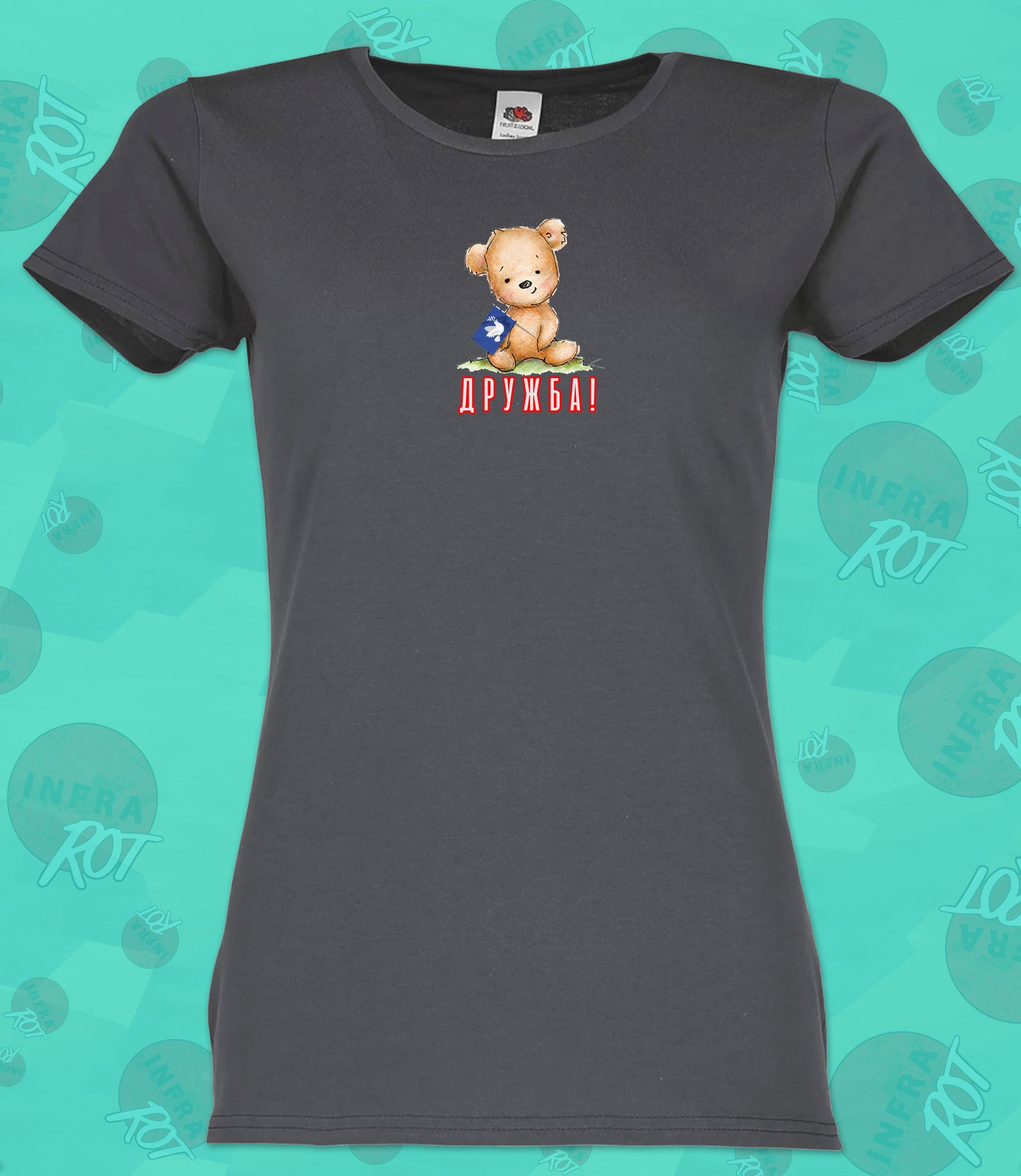 T-Shirt Ladies - ДРУЖБА (Drushba - Freundschaft)