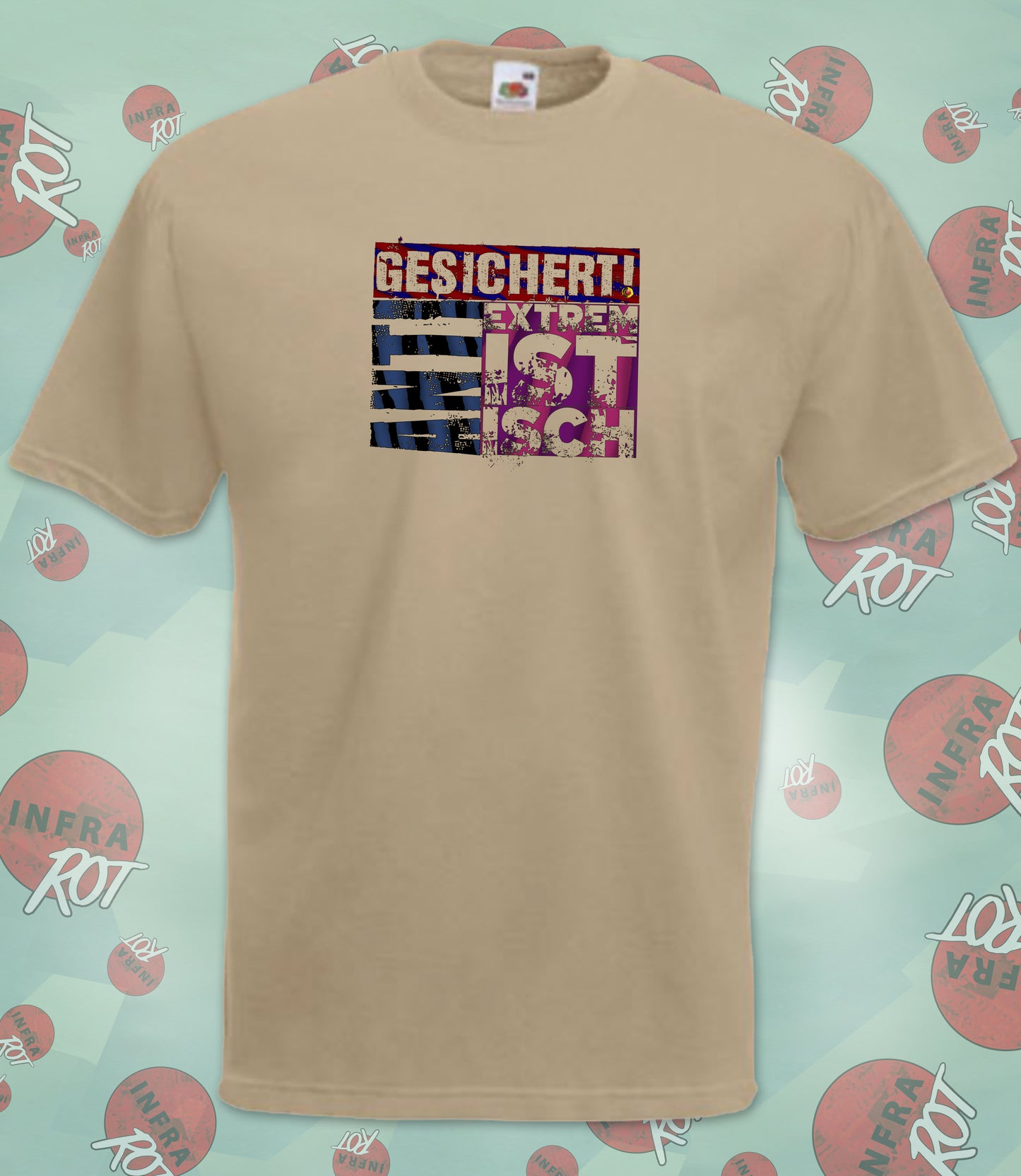 T-Shirt - GESICHERT antiextrem