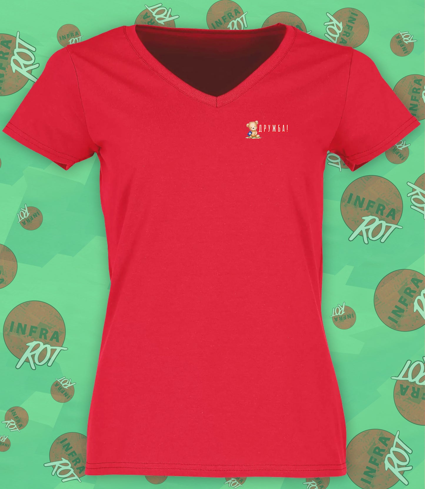 T-Shirt Ladies - ДРУЖБА (Drushba - Freundschaft)