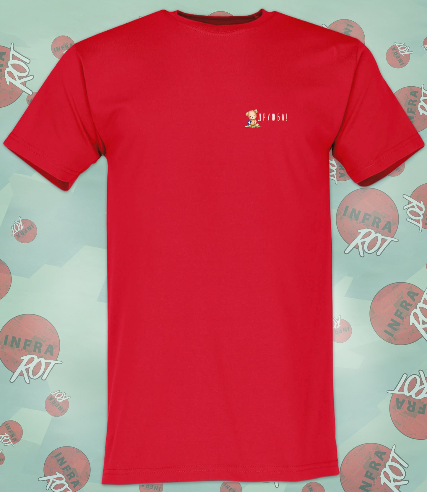 T-Shirt Herren - ДРУЖБА (Drushba - Freundschaft)