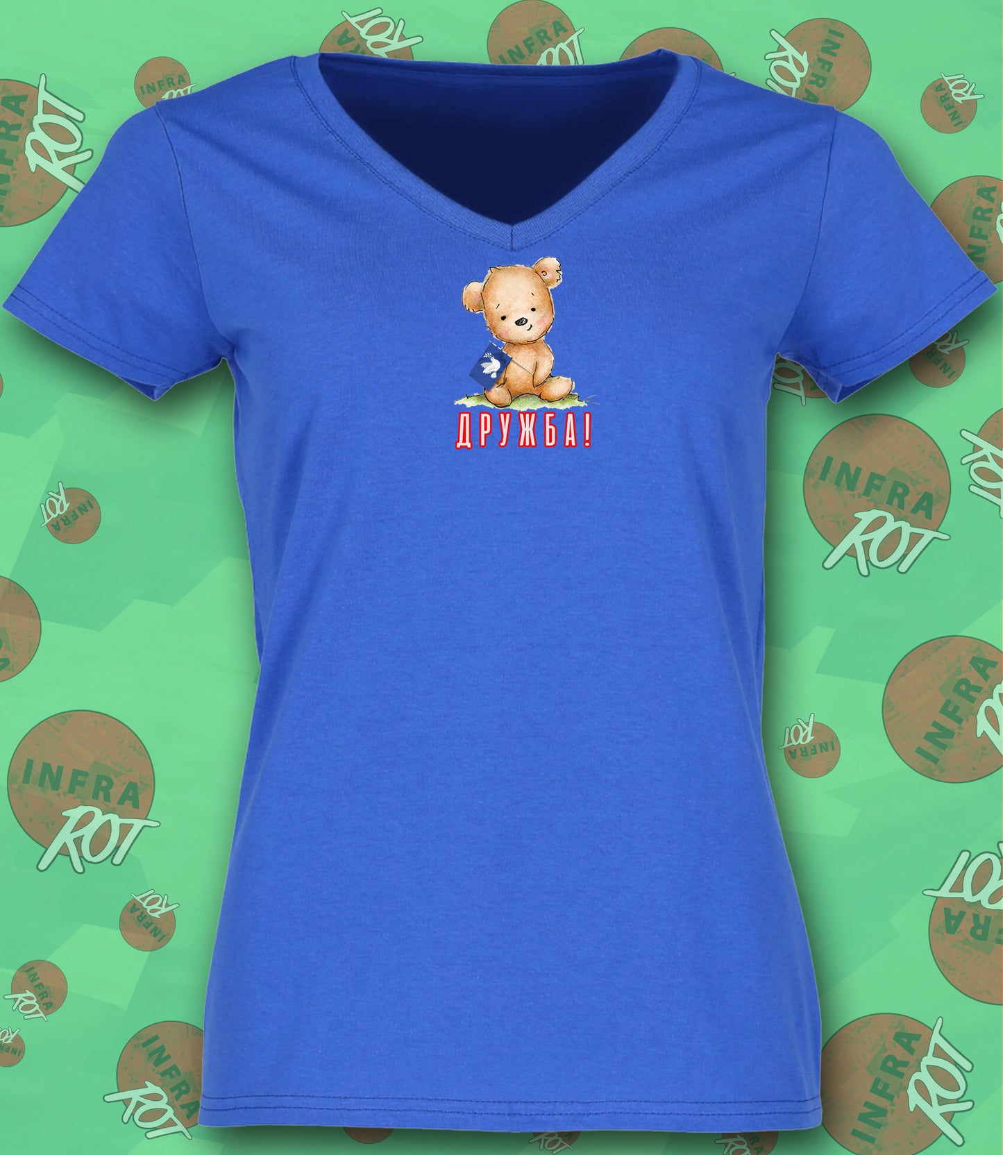 T-Shirt Ladies - ДРУЖБА (Drushba - Freundschaft)