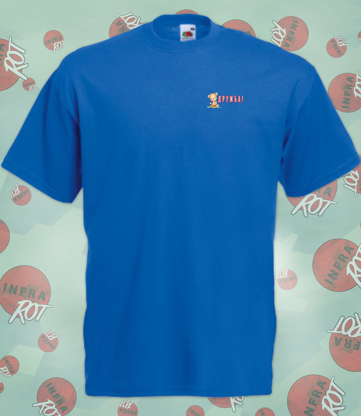 T-Shirt Herren - ДРУЖБА (Drushba - Freundschaft)