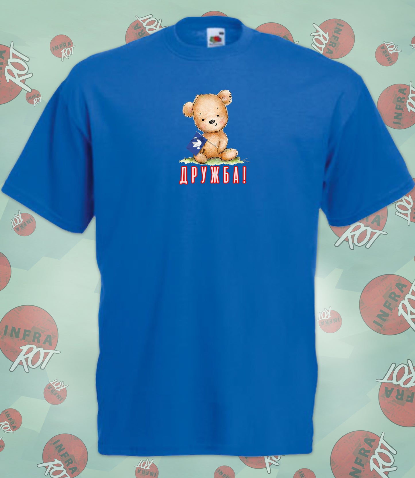 T-Shirt Herren - ДРУЖБА (Drushba - Freundschaft)