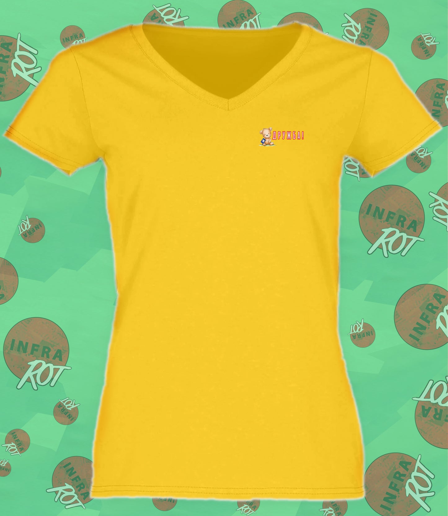 T-Shirt Ladies - ДРУЖБА (Drushba - Freundschaft)