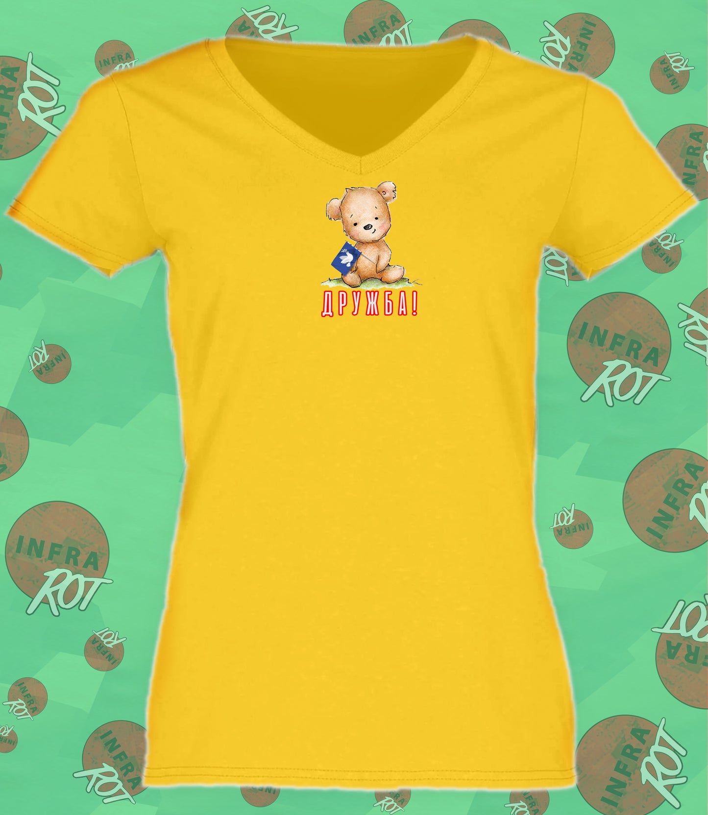 T-Shirt Ladies - ДРУЖБА (Drushba - Freundschaft)