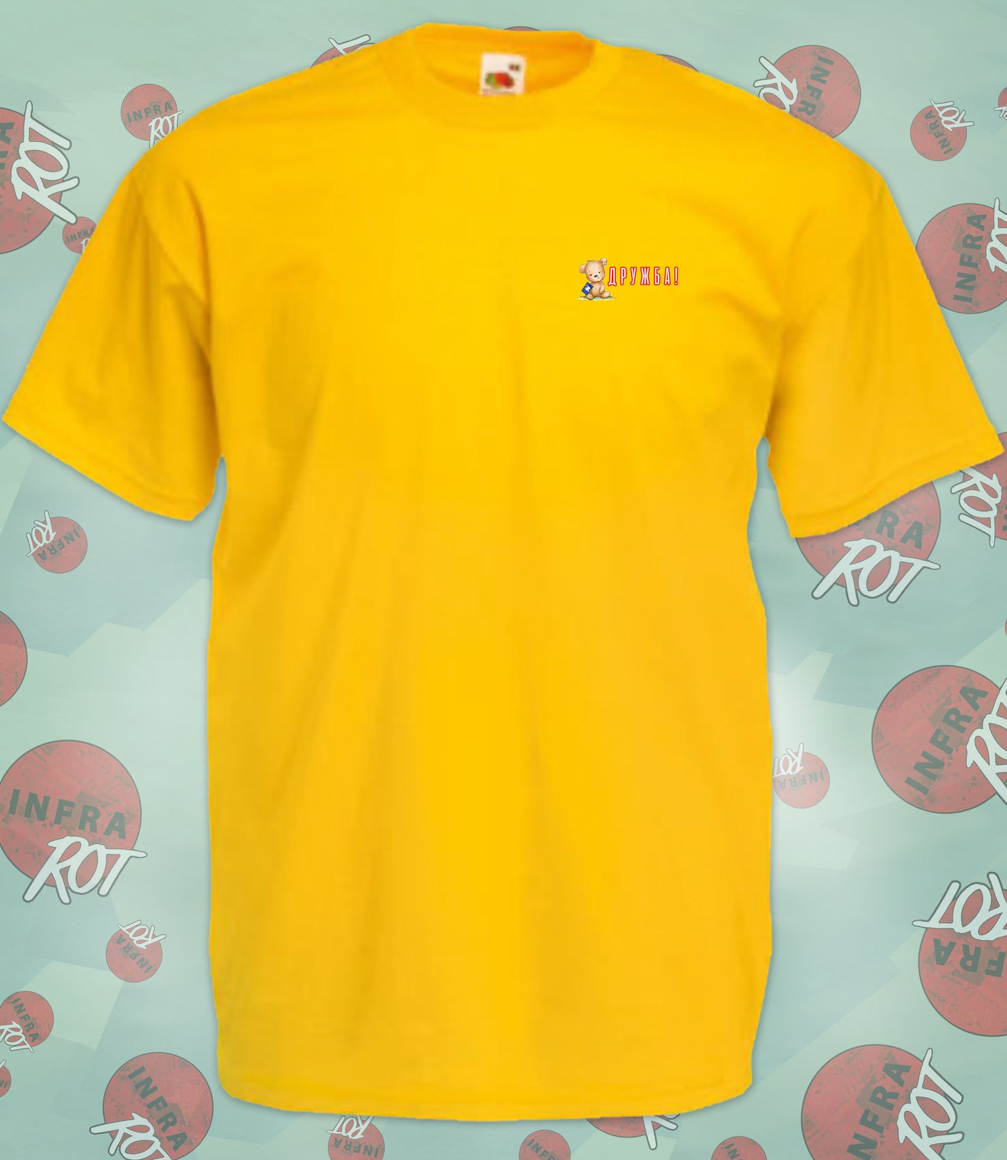 T-Shirt Herren - ДРУЖБА (Drushba - Freundschaft)