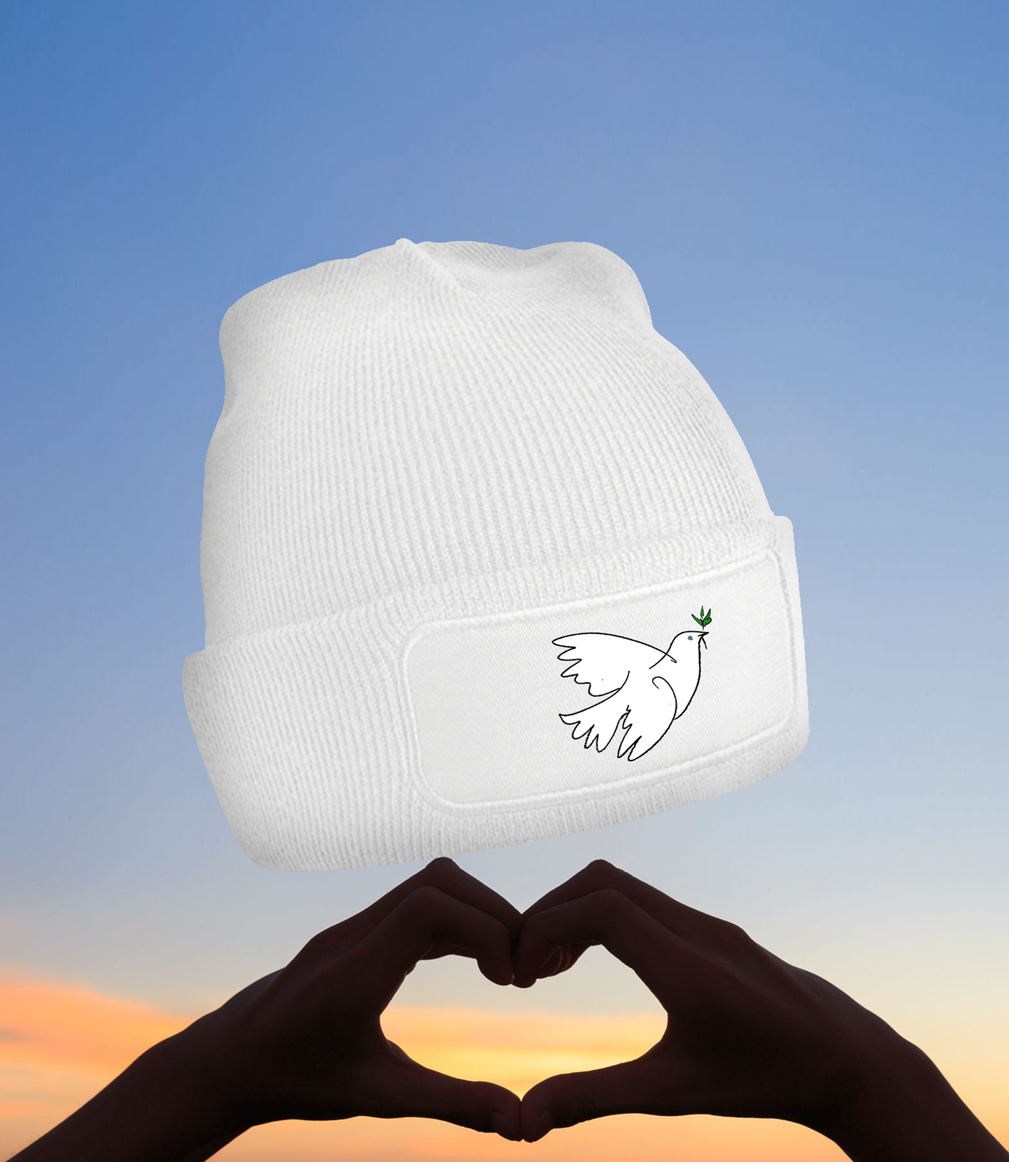 Beanie - Friedenstaube