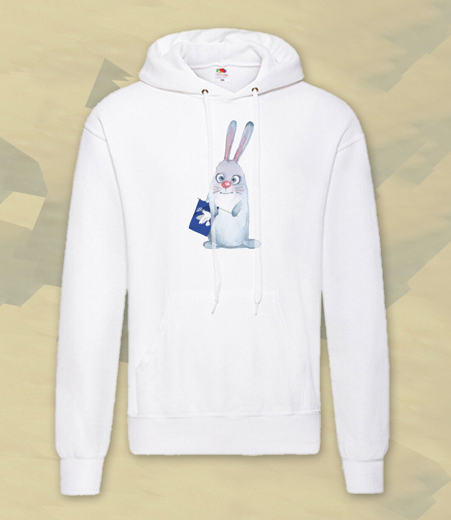 Hoodie - Friedenshase