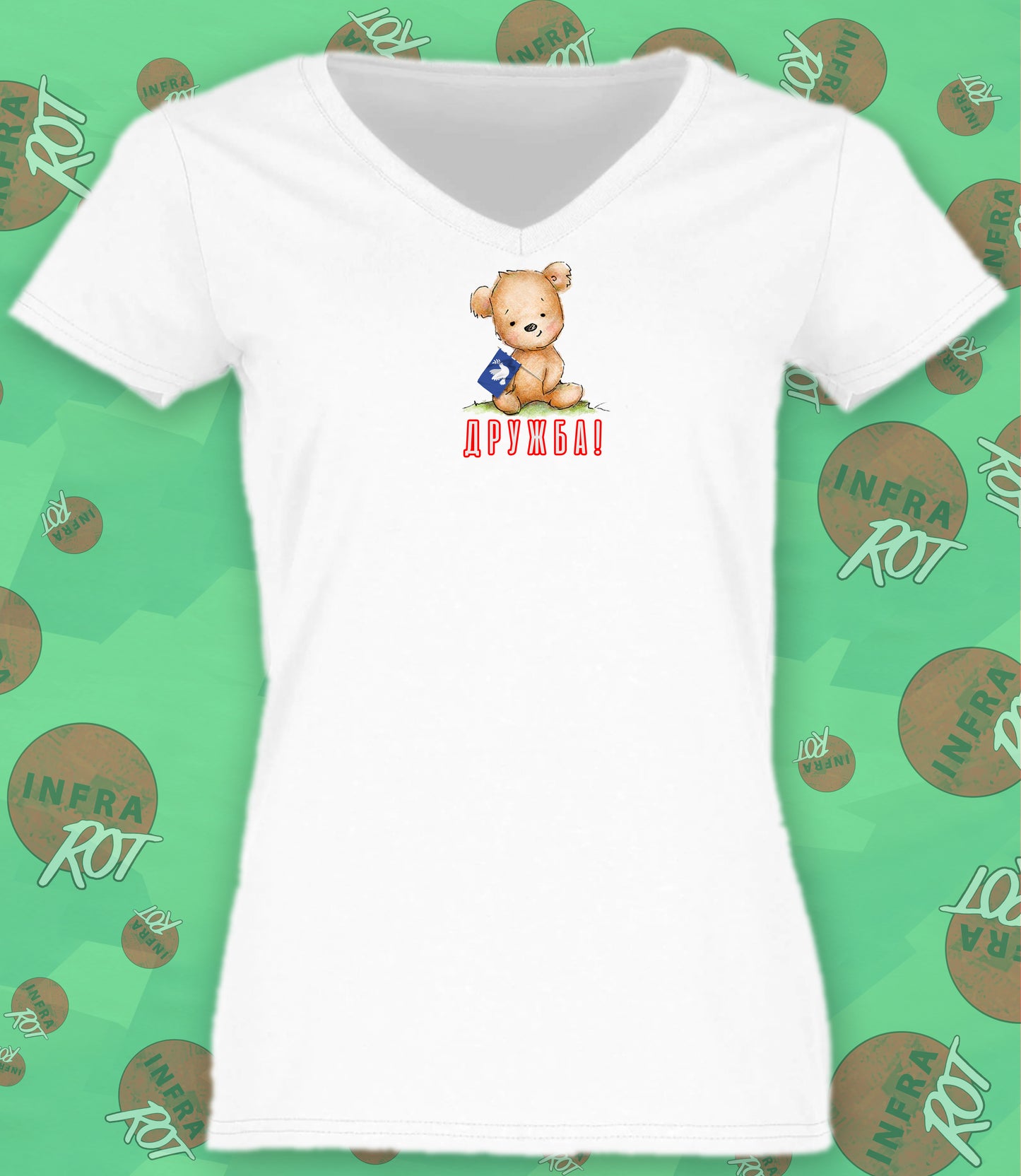 T-Shirt Ladies - ДРУЖБА (Drushba - Freundschaft)