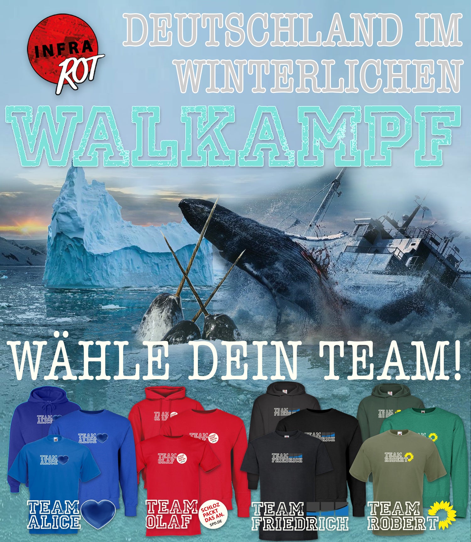 Walkampf eiskalt