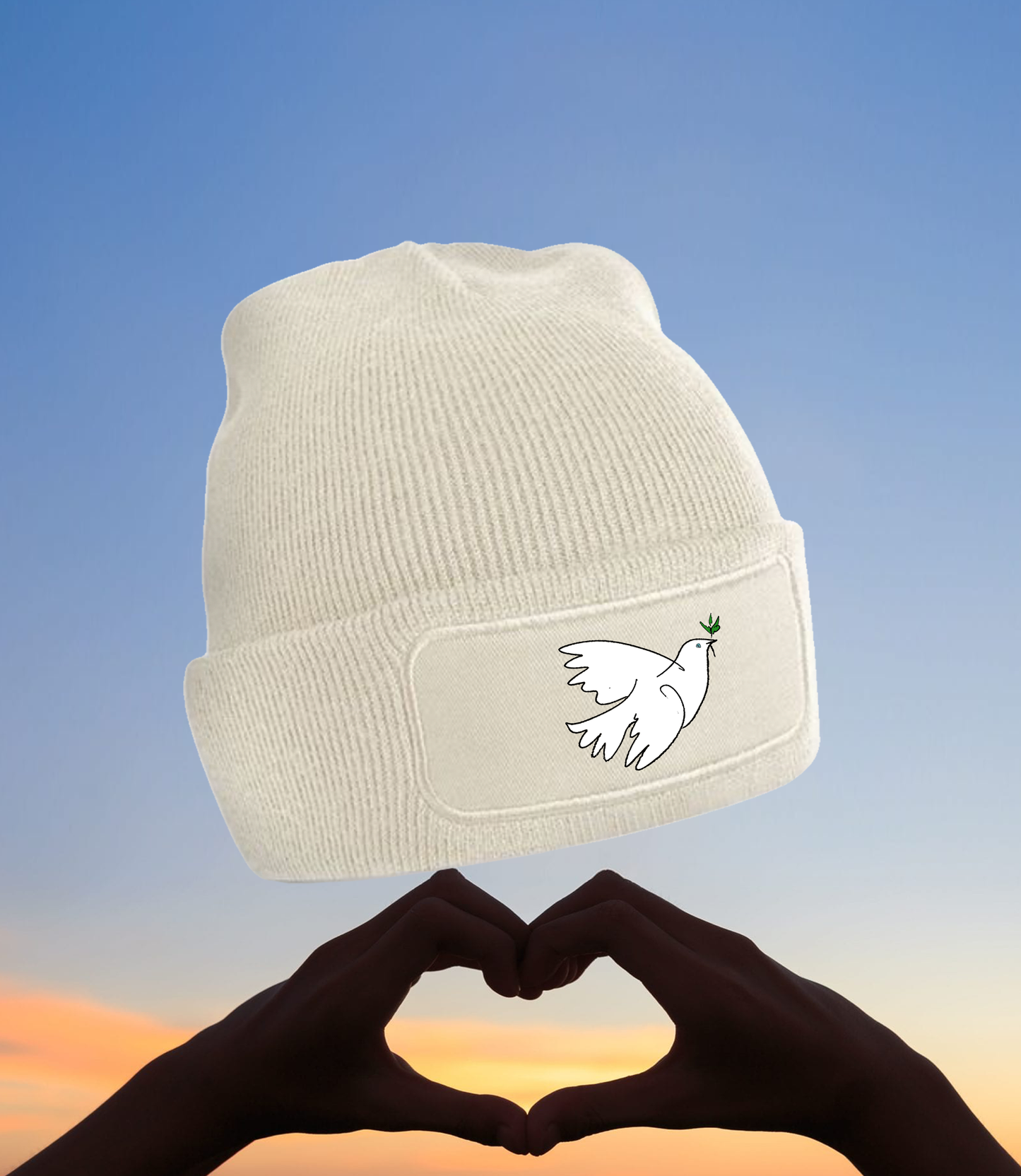 Beanie - Friedenstaube