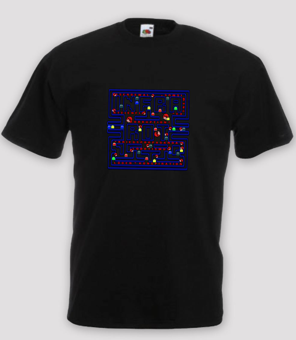 T-Shirt - Infrarot Pacman