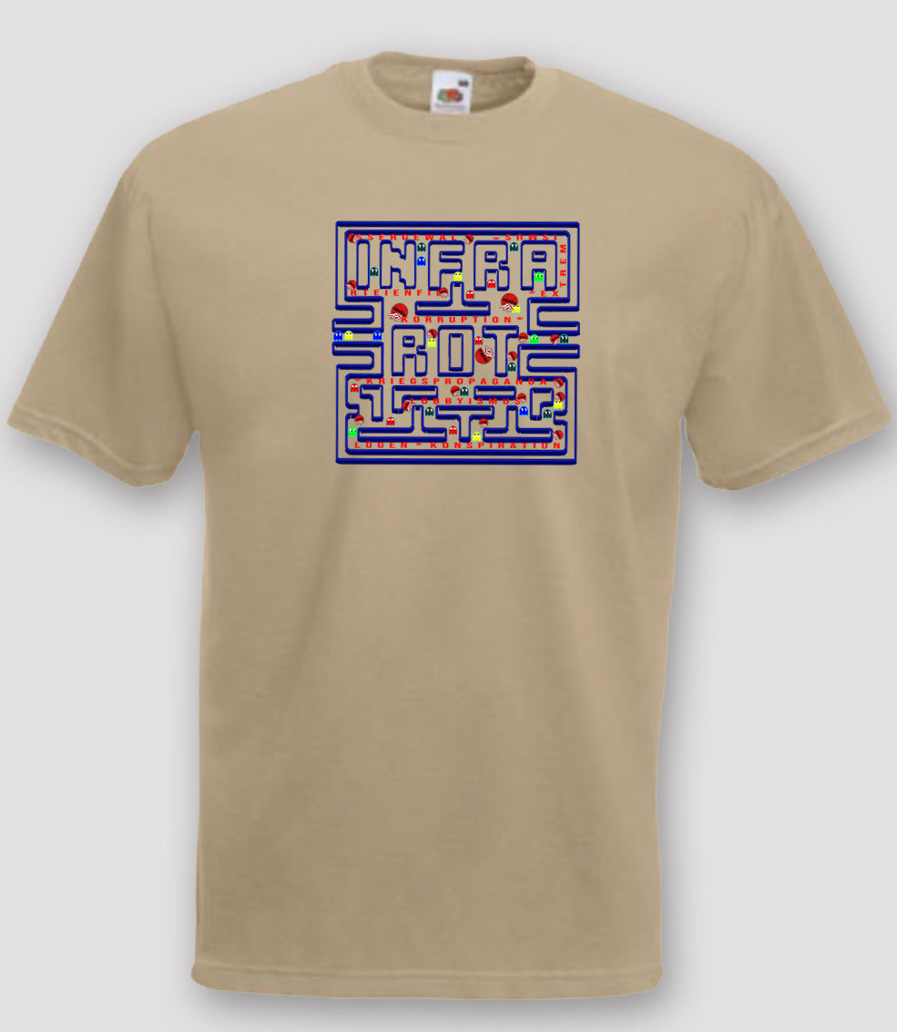 T-Shirt - Infrarot Pacman