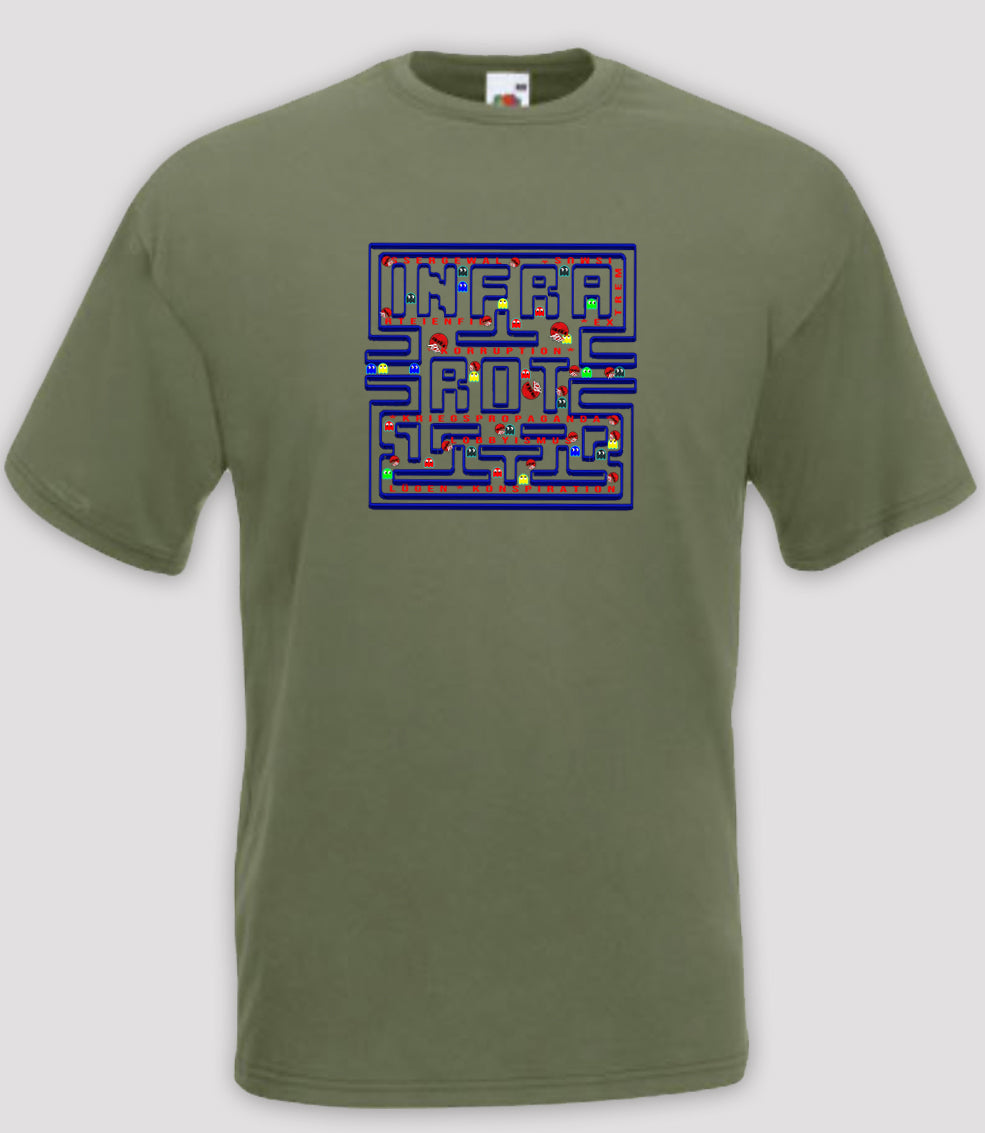 T-Shirt - Infrarot Pacman