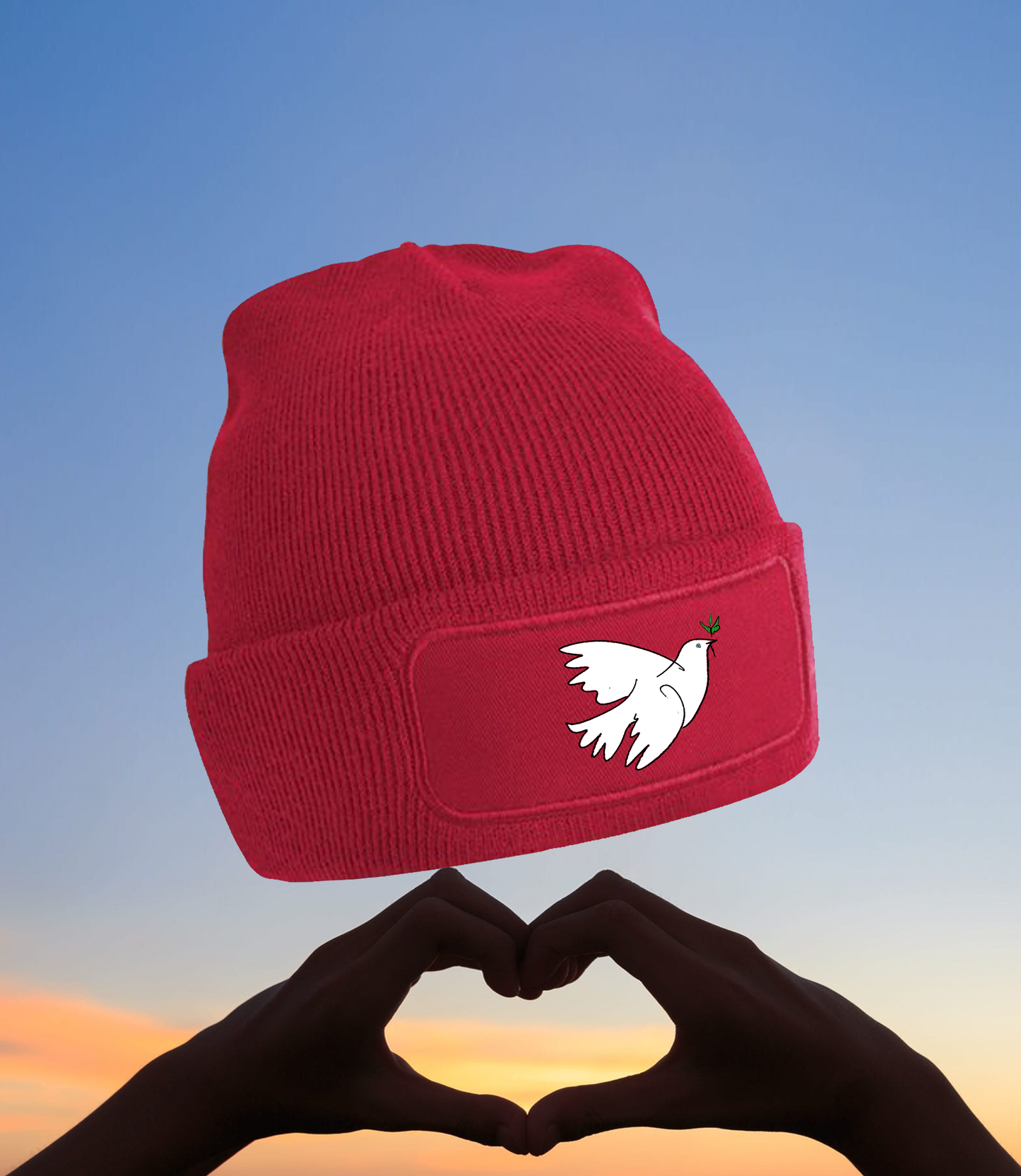 Beanie - Friedenstaube