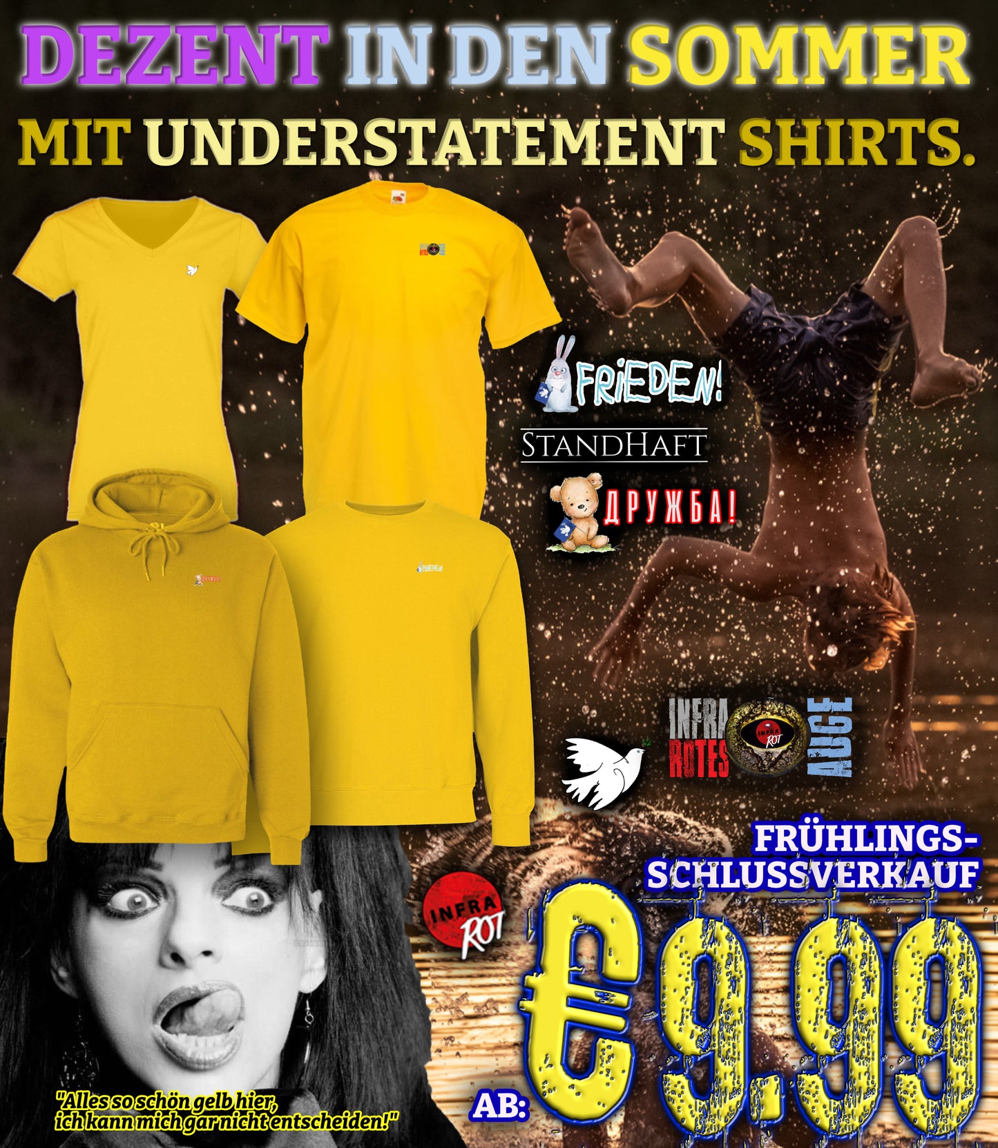 UNDERSTATEMENT SHIRTS: Alles Gelb